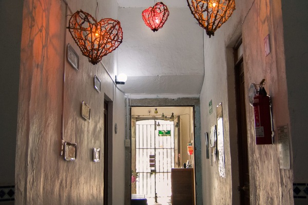 Interior entrance