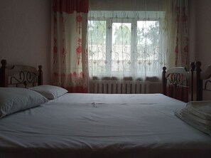 Deluxe Double Room, 1 Katil Kelamin (Double) dengan Katil Sofa | 1 bilik tidur, meja, langsir/tirai gelap terus, seterika/papan seterika 