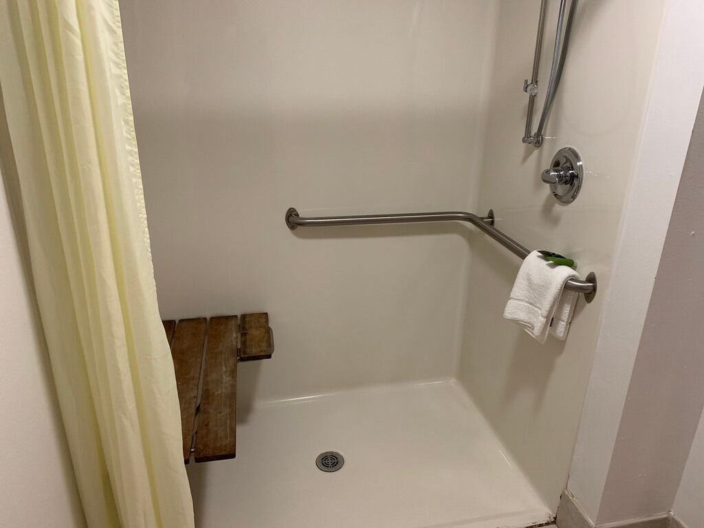 Single Room - Disability Access | Bathroom | Hair dryer, towels