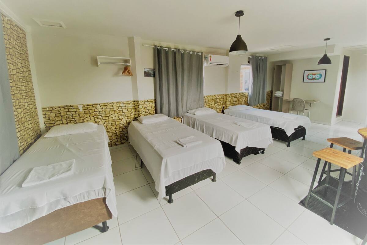 Family Apartment | Blackout curtains, iron/ironing board, free WiFi, bed sheets