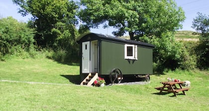 Hut in The Sheep Wash - Cosy Shepherd's Hut with log burner - Pet-friendly.