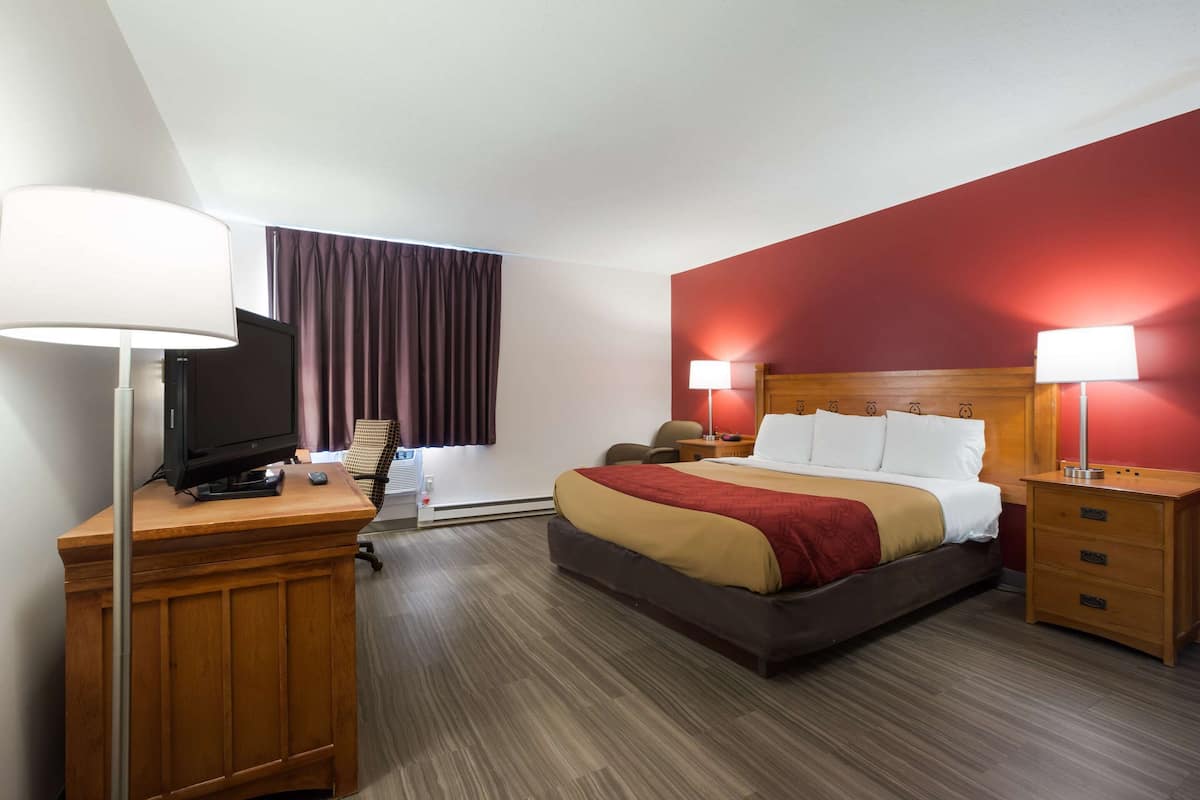 Room, 1 King Bed, Accessible, Non Smoking | Desk, blackout drapes, iron/ironing board, free WiFi