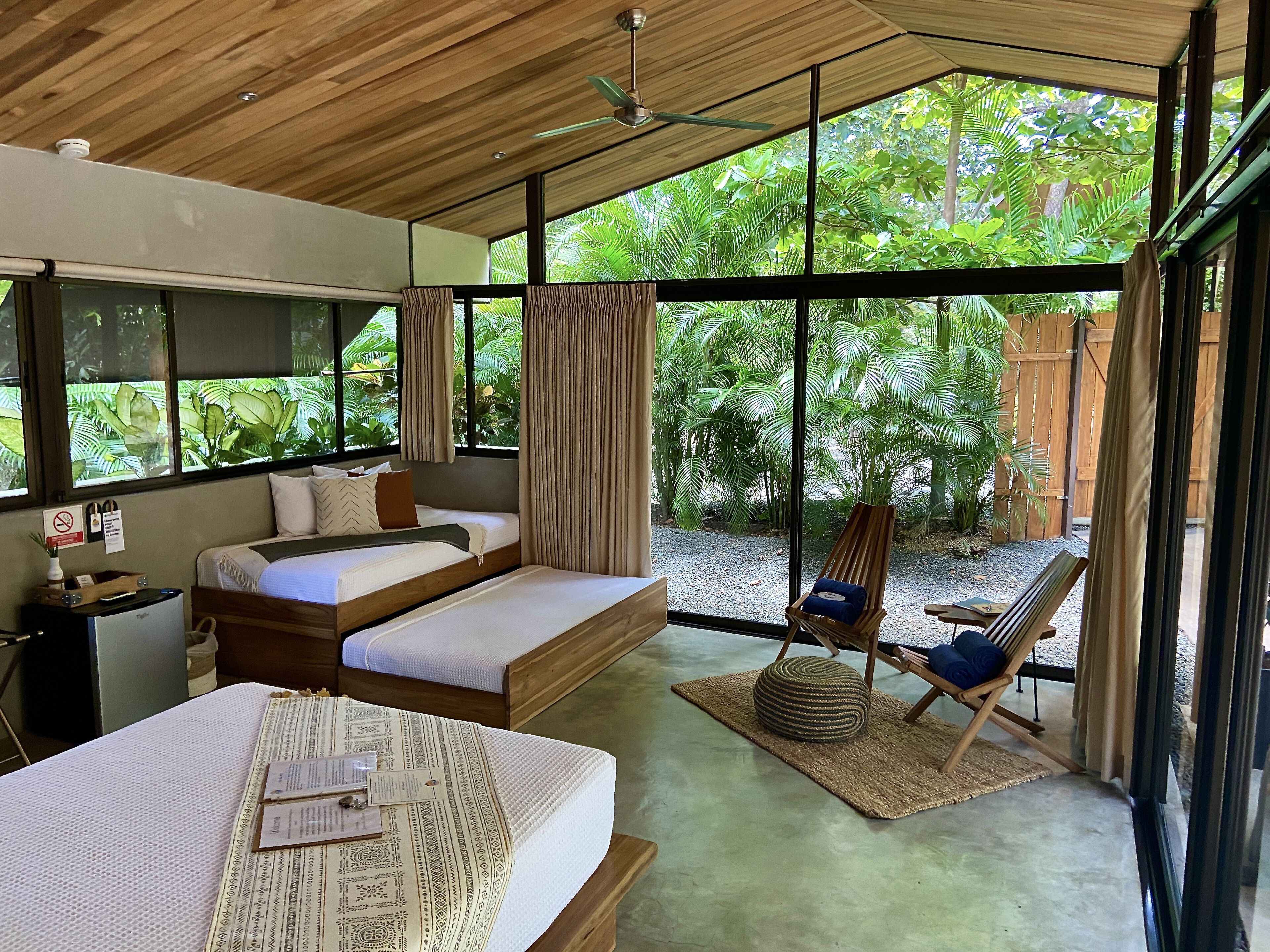 room, multiple beds, refrigerator, garden view (kai) | in-room safe, individually decorated, individually furnished, free wifi