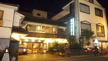 Front of property - evening/night