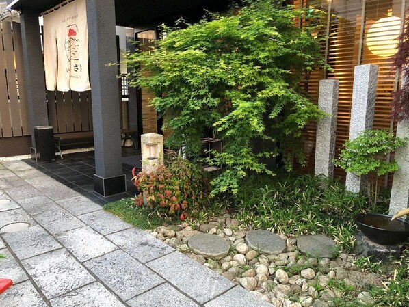 Entrada de la propiedad