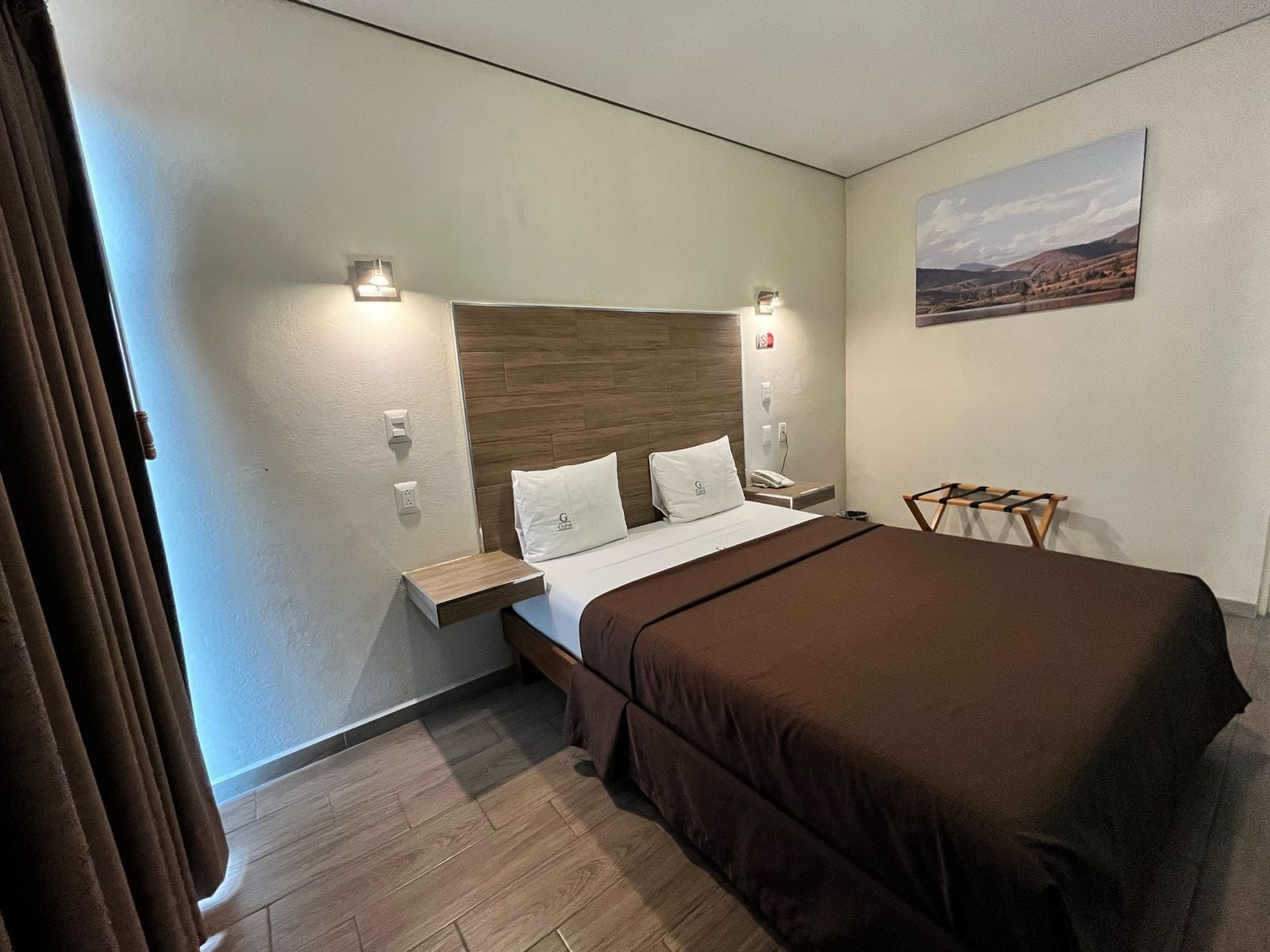 standard room | desk, laptop workspace, blackout curtains, iron/ironing board