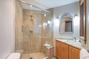 Hair dryer, towels