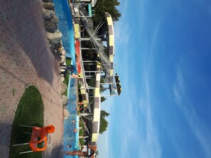 Piscine intérieure, piscine extérieure