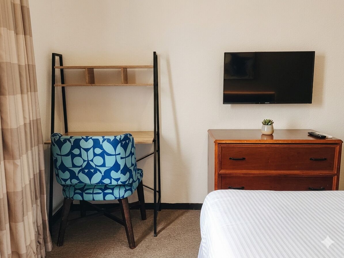 1 chambre, coffres-forts dans les chambres, fer et planche à repasser
