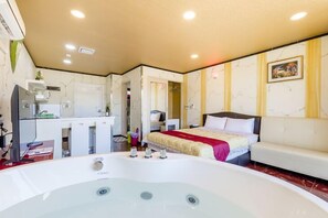 Studio, baignoire à jets (Dome Cabin White 1)