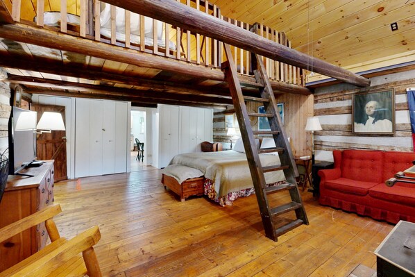 1 غرفة نوم ومكواة/لوح كي وواي فاي وملاءات أسرّة