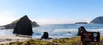 Newly Built, Dog-Friendly, Colorful Creekside Home - One Mile to the Ocean