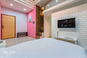 Apartemen Kota, pemandangan kota | Tirai kedap cahaya, kedap suara, setrika/meja setrika, dan Wi-Fi gratis
