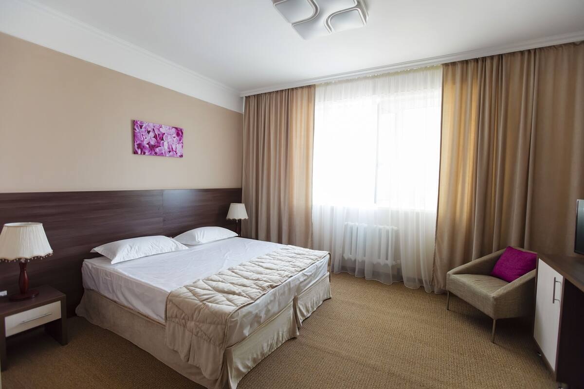 Basic Room, 1 King Bed | Blackout drapes, soundproofing, iron/ironing board (on request)