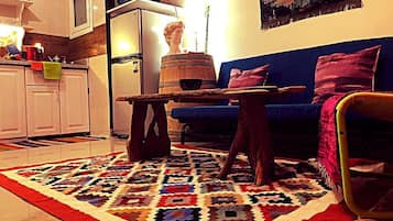 Comfort Apartment, 1 Bedroom, Sea View | Living area | TV