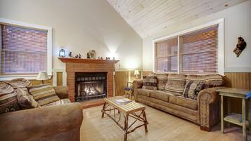 TV, fireplace, DVD player