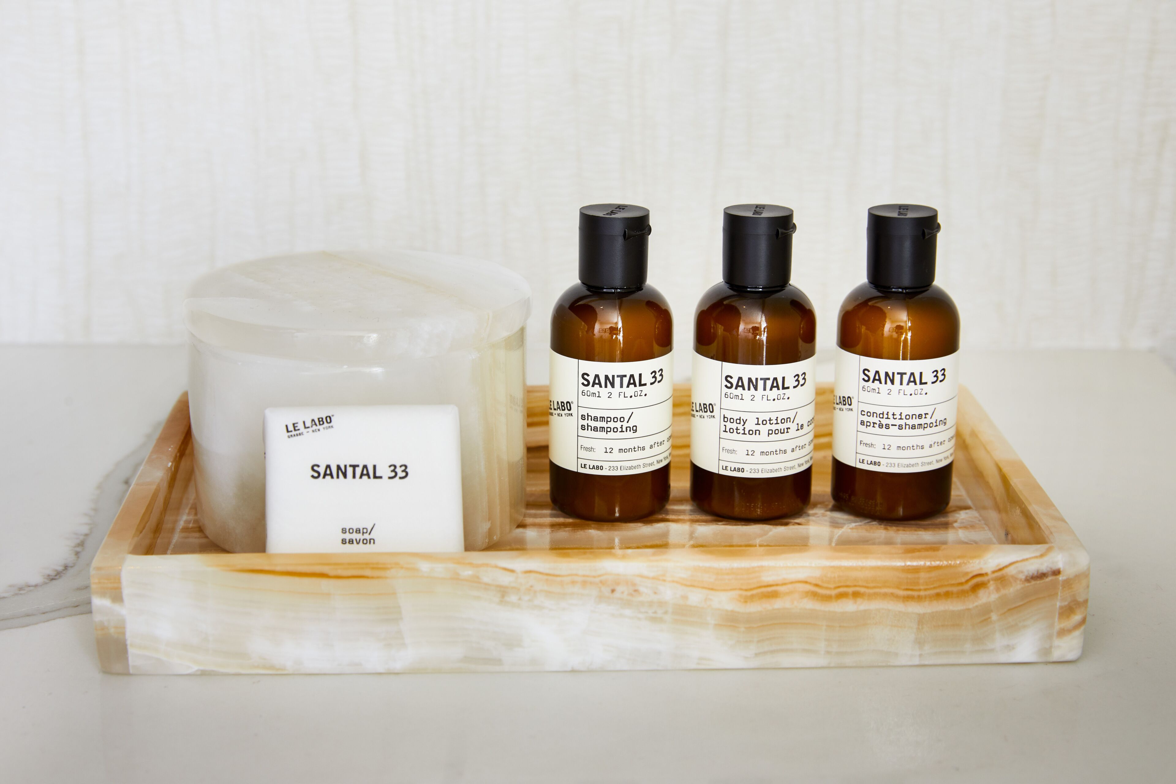 hydromassage showerhead, designer toiletries, hair dryer, bathrobes