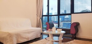 Junior-Apartment, 1 Schlafzimmer | Wohnzimmer | LED-Fernseher, Netflix