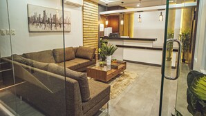 Mostrador para check-in y check-out