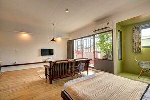 Deluxe Studio, 1 Bedroom, Patio | Premium bedding, pillowtop beds, individually decorated - Jasmine House managed by Lily Home (Hanoi)