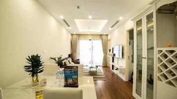 Apartment, 2 Bedrooms | Living area | Flat-screen TV