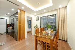 Apartment, 3 Bedrooms | Living area | Flat-screen TV - Bayhomes Imperia Garden (Hanoi)