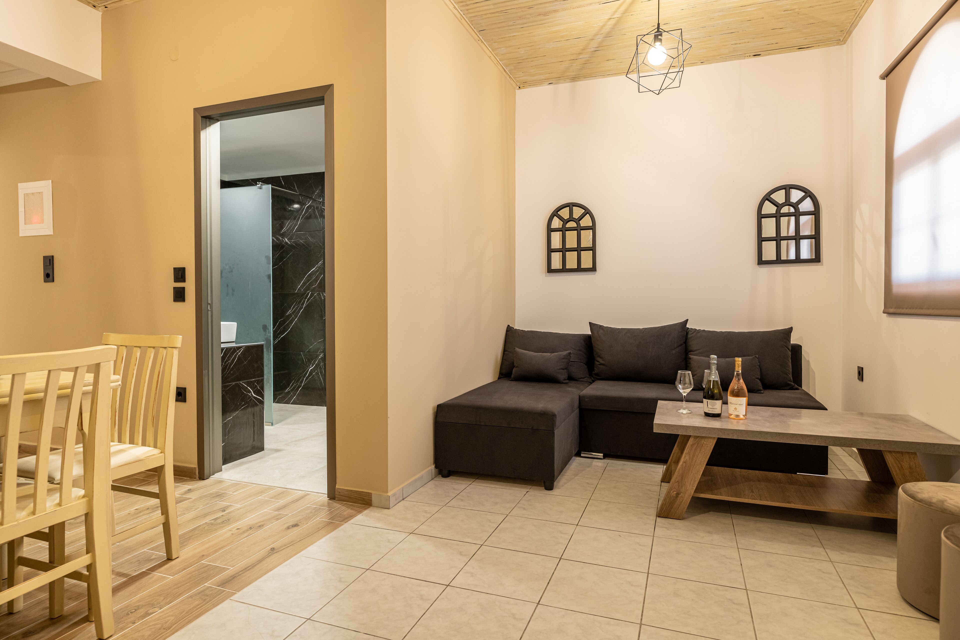 Apartment, 1 Schlafzimmer, Meerblick | Wohnbereich