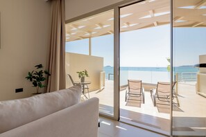 Studio Suite, Sea View | In-room safe, free WiFi, bed sheets - Blue Horizon Studios (Zakynthos)
