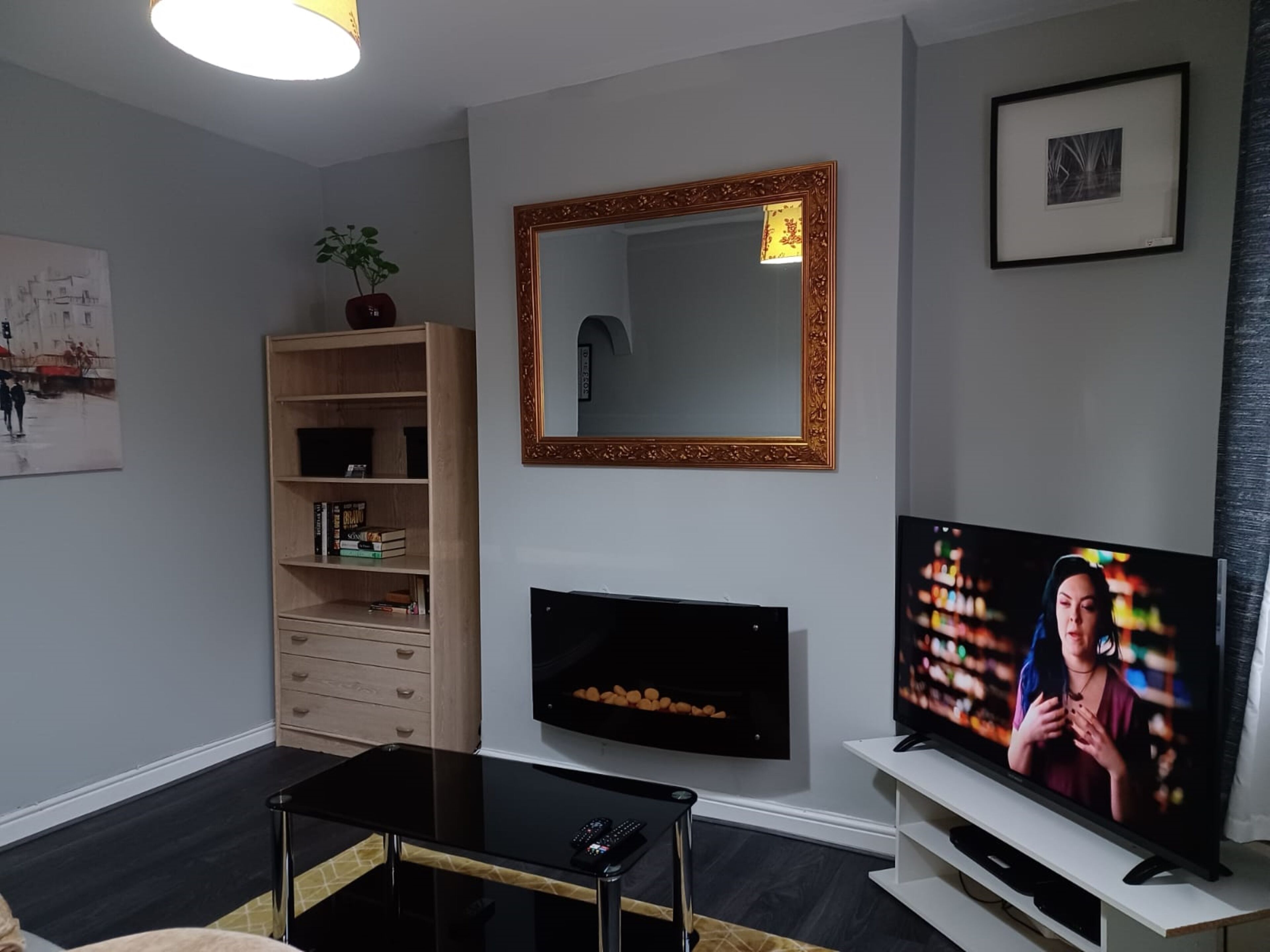 Exclusive House, Private Bathroom (Spacious 3 Bedr) | Living area | Flat-screen TV