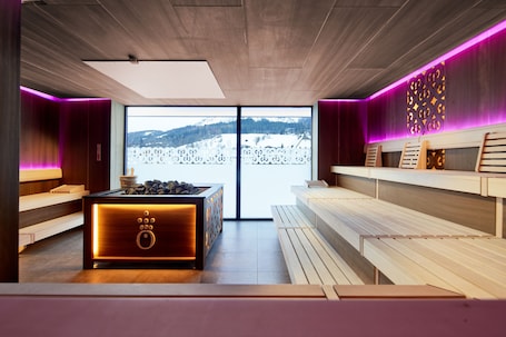 Behandlungsräume für Paare, Sauna, Whirlpool, Dampfbad