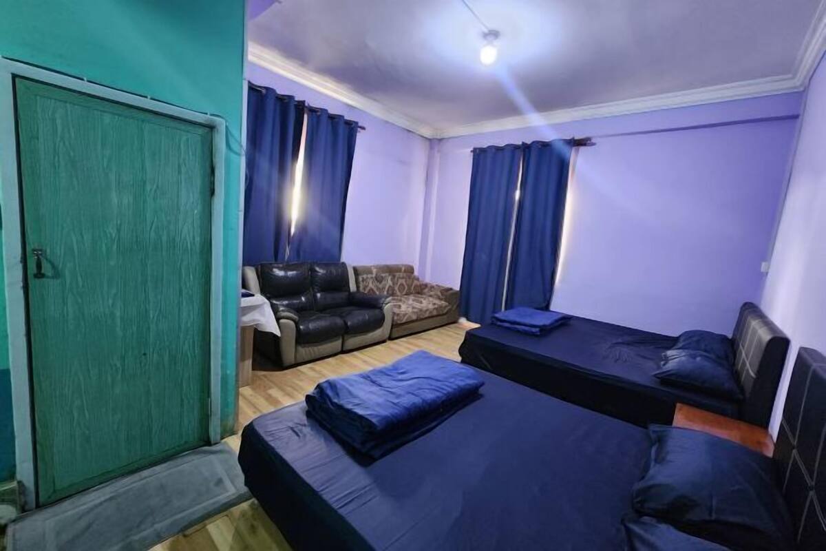 Desk, laptop workspace, iron/ironing board (on request), WiFi (free)