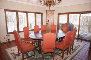 House, 6 Bedrooms | Dining - Large Wood Run 6 Bedroom Ski-in / Ski-out Access Home by RedAwning (Snowmass Village)