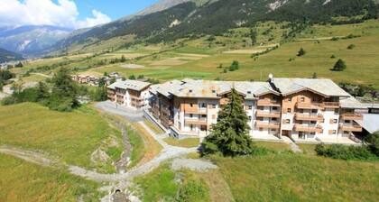à 10m des pistes de ski, 2Úme étage, vue pistes de ski, balcon, parking, télévision, casier à ski