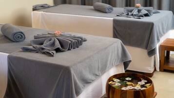 Body treatments, hot stone massages, body wraps, body scrubs, facials