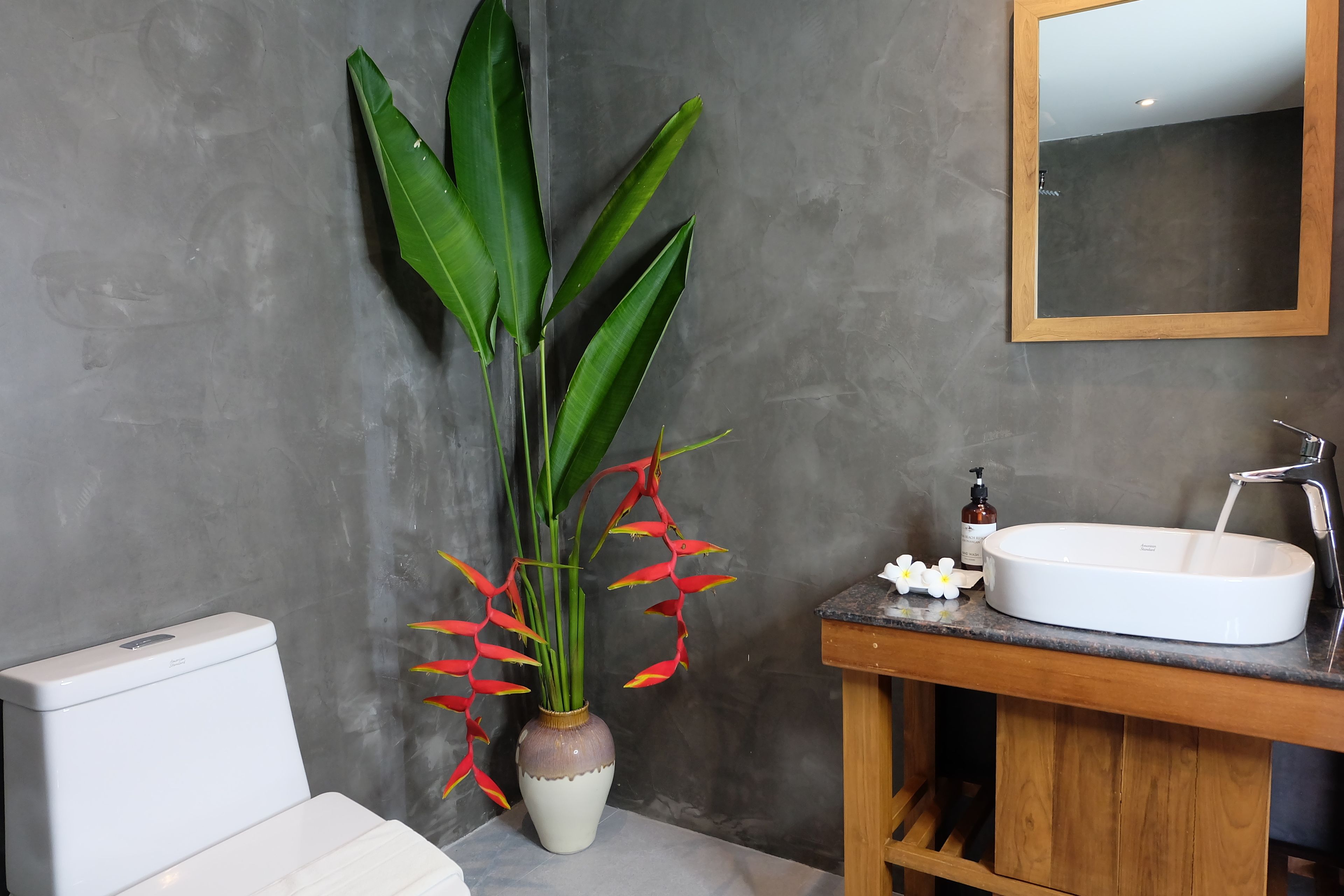 shower, free toiletries, hair dryer, slippers