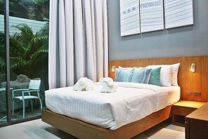 2 bedrooms, in-room safe, desk, laptop workspace - Crystal Villa by Rents In Phuket (Rawai)