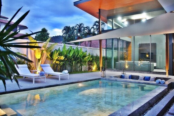 Outdoor pool - Crystal Villa by Rents In Phuket (Rawai)