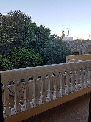 Standard Triple Room, Multiple Beds, City View | Terrace/patio - Georgia Old Town Apartments (Rhodes)