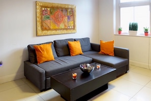 Apartment, 1 Schlafzimmer | Wohnzimmer | Flachbildfernseher