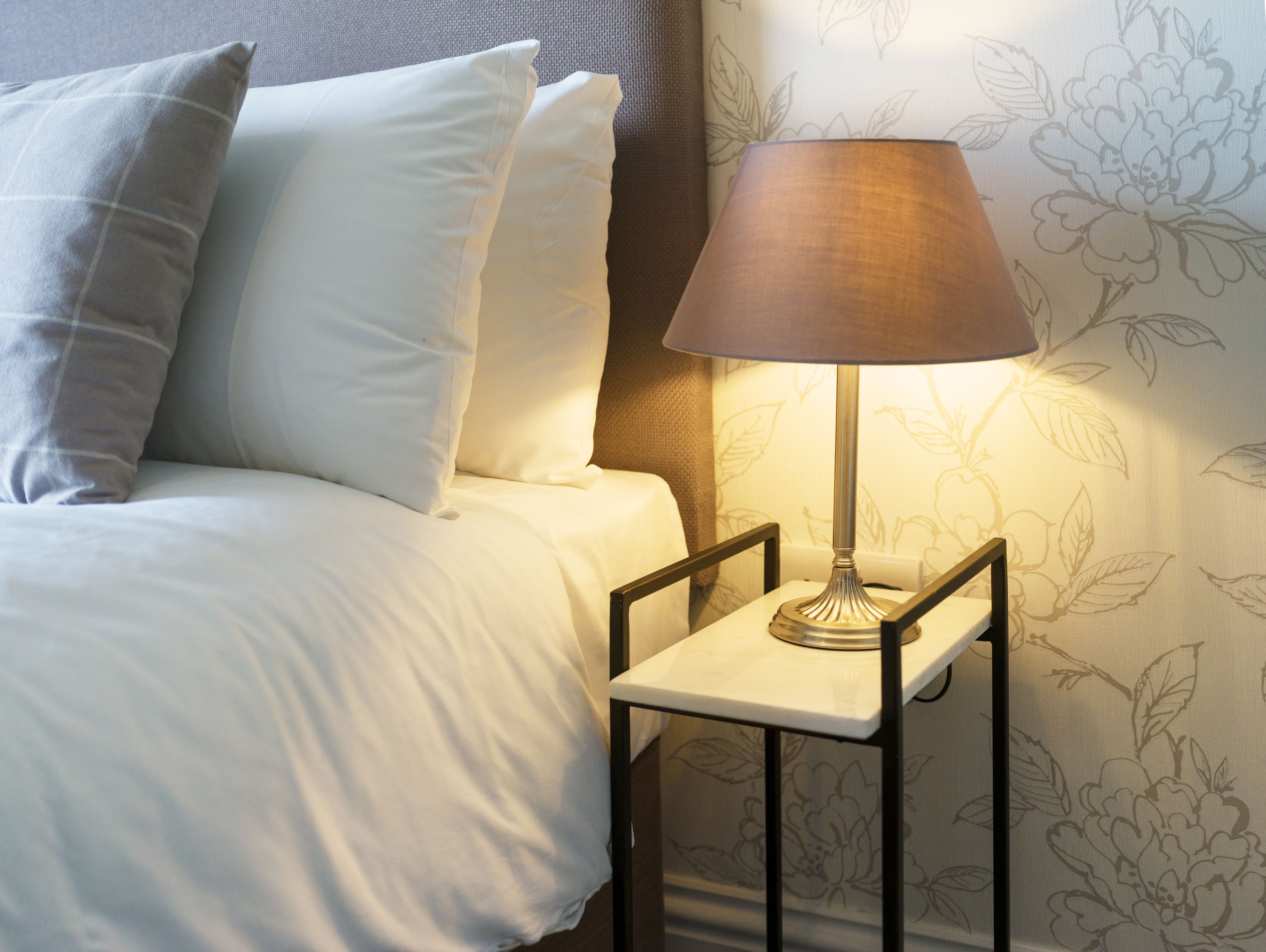 hypo-allergenic bedding, individually decorated, individually furnished