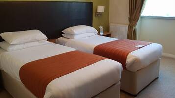 Desk, iron/ironing board, free WiFi, bed sheets