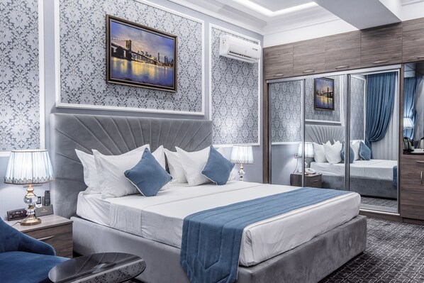 Deluxe Double Room | Premium bedding, minibar, in-room safe, individually decorated - The Royal Mezbon Hotel & SPA (Tashkent)
