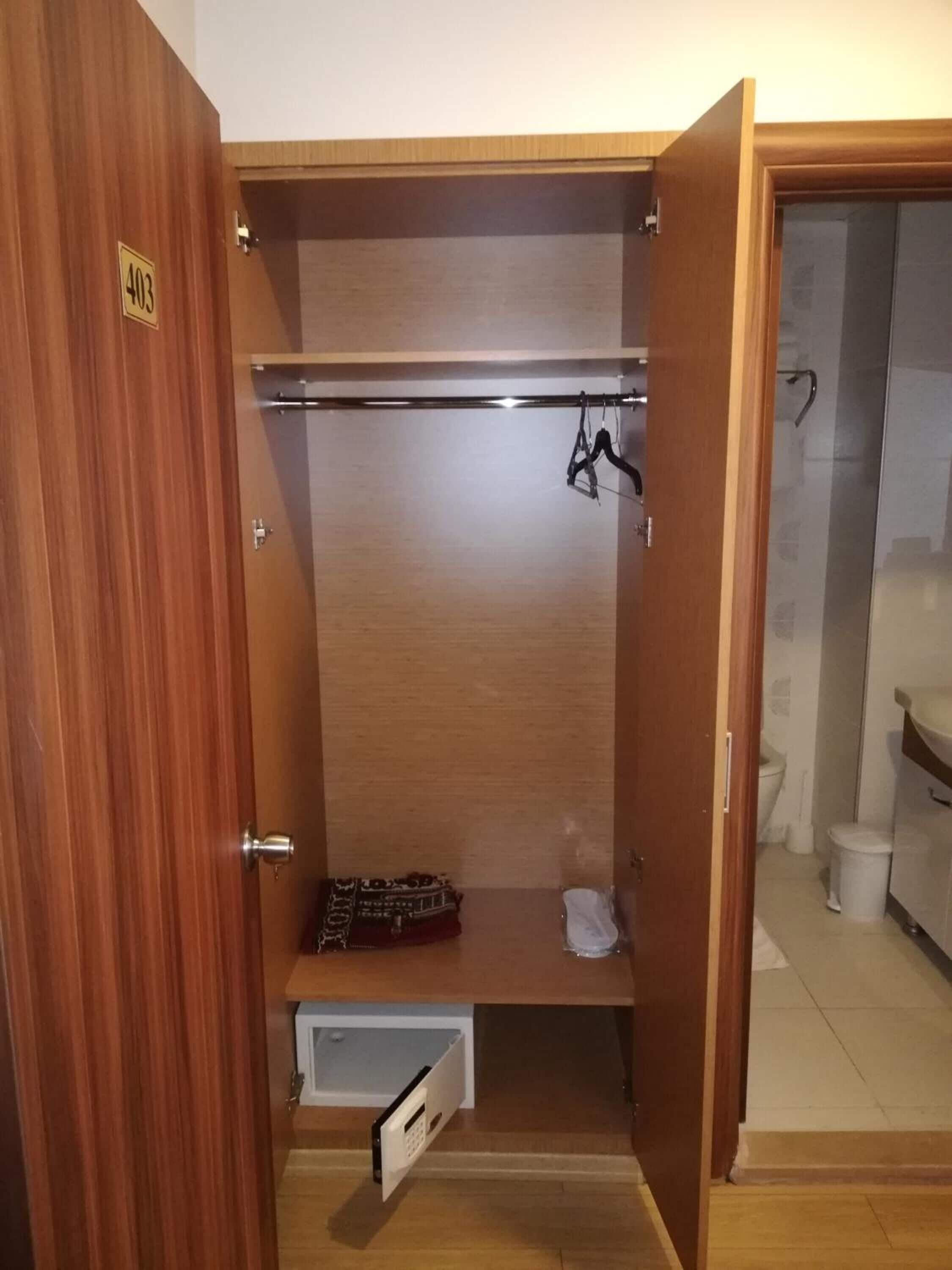 family triple room | bathroom | shower, hair dryer, slippers, towels