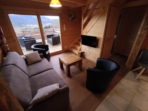 Independent chalet with Jacuzzi Private Sauna