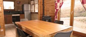 Independent chalet with Jacuzzi Private Sauna