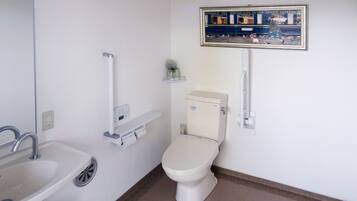 Baignoire et douche séparées, baignoire relaxante profonde