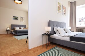 3 sovrum, strykjärn/strykbräda, internet och sängkläder