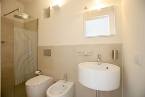 Ensemble douche/baignoire, sĂšche-cheveux, bidet, serviettes fournies