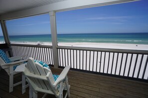Property grounds - Beach front home perfect for a family or couple.  Amazing view. (Port St Joe)
