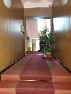 Interior entrance